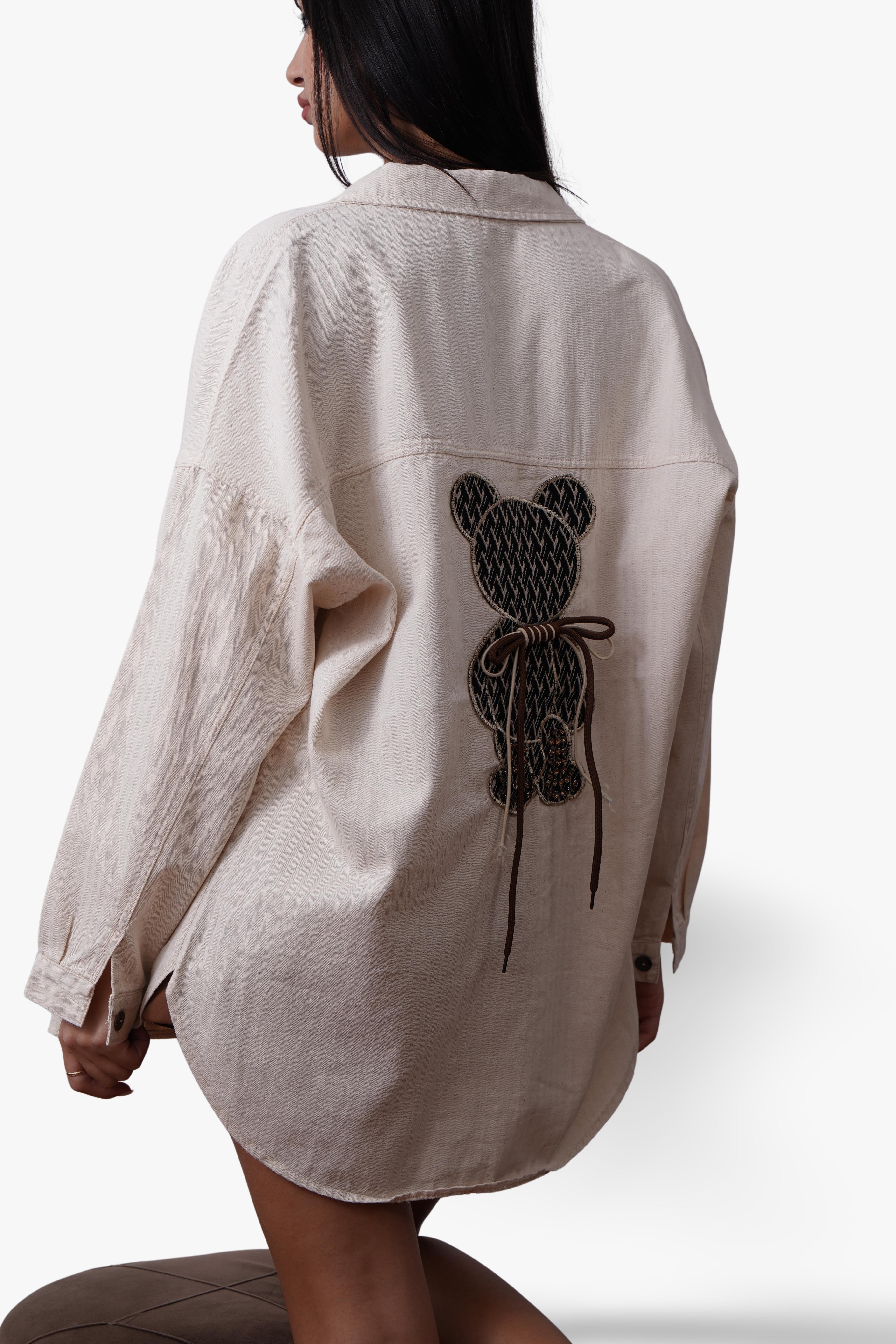 Teddy Back-Tie Chemise